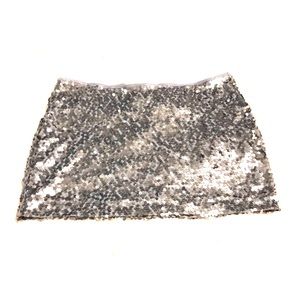 Sequin mini skirt